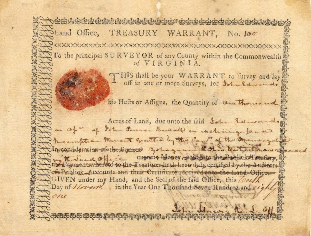 Treasury Warranty Seal