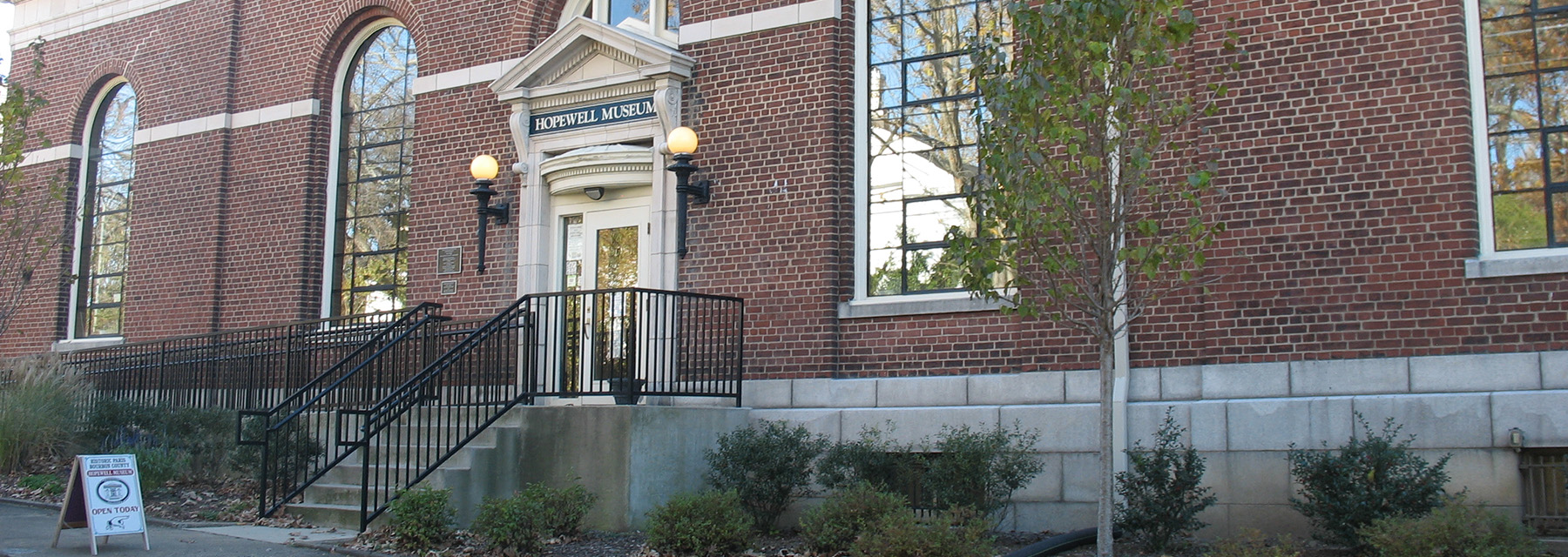 Hopewell Museum - Side Entrance