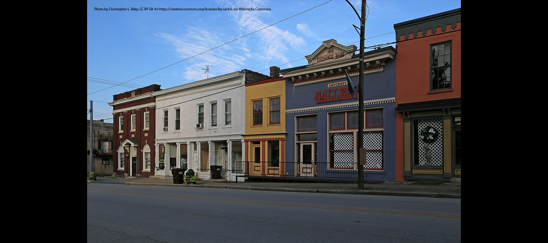 picture of downtown millersburg featuring historic buildings