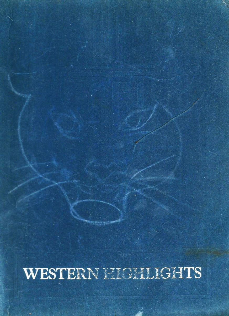 Paris Western School yearbook cover