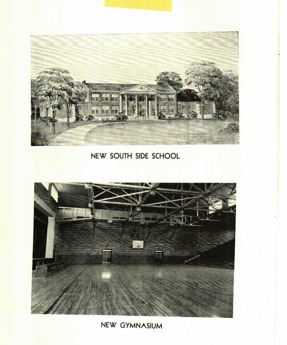 New Southside school and gymnasium 1940