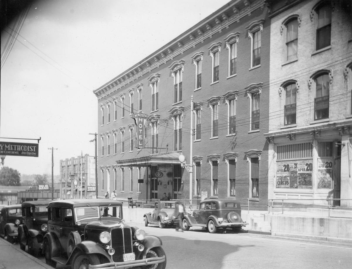 The Windsor Hotel was Main Street’s Elegant Anchor before it burned in 1945